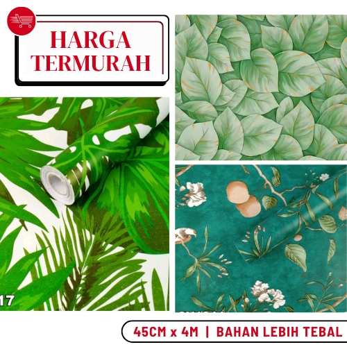 Wallpaper Dinding Ruang Tamu Motif Daun Walpaper Dinding Daun Hijau Wallpaper Dinding Motif Alam