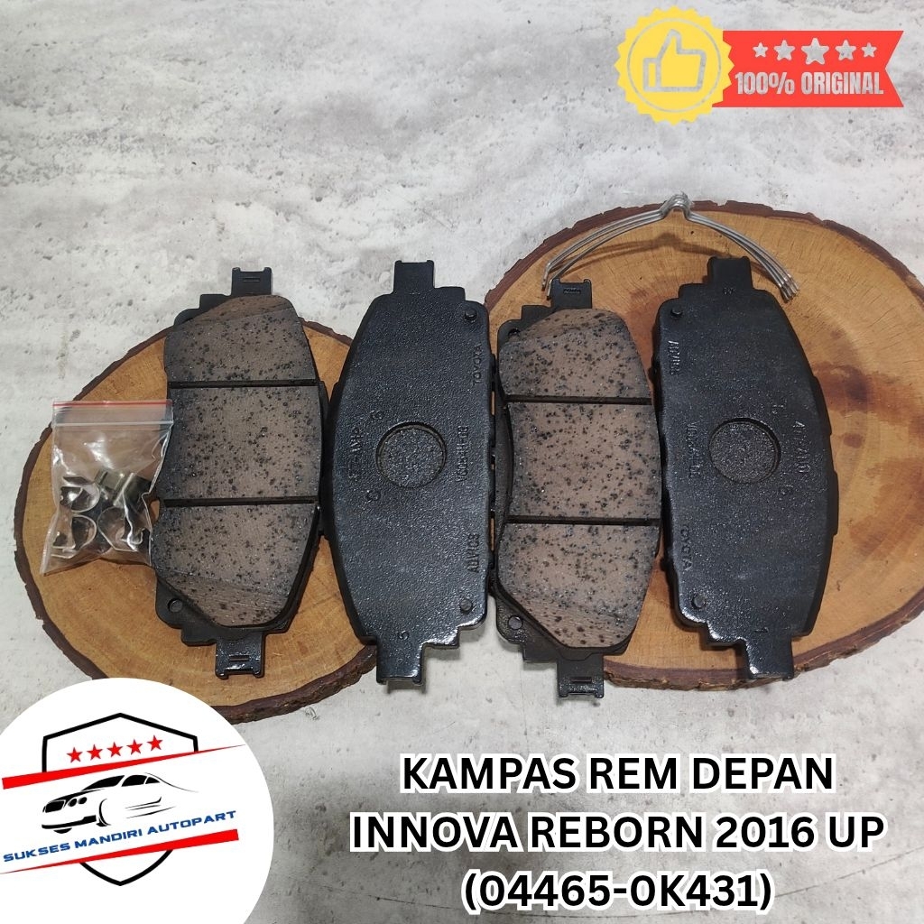 KAMPAS REM DEPAN INNOVA REBORN 2016 UP (04465-0K431) ORI