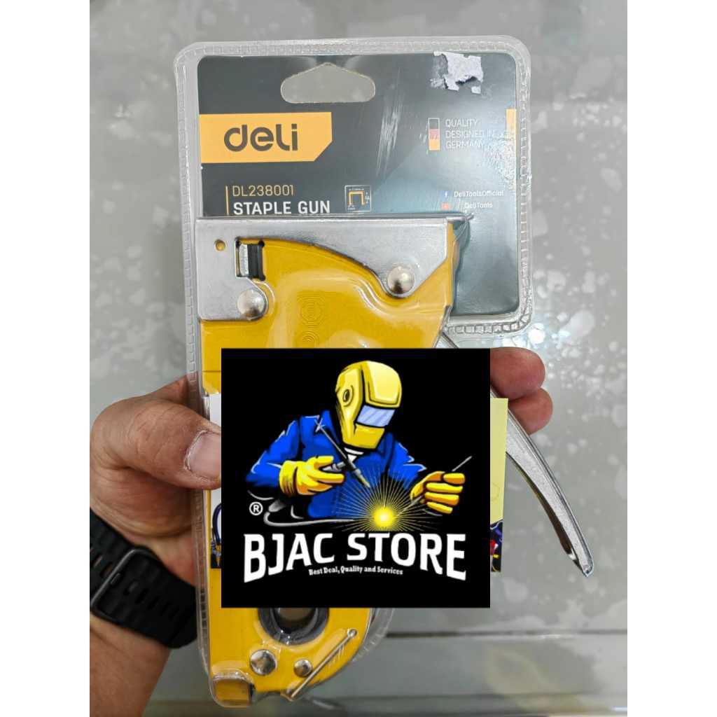 

DELI EDL238001 Staples Gun 4 - 8 mm Tacker - Staple Jok Tembak Hekter
