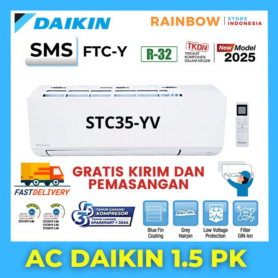 AC DAIKIN 1.5 PK STANDART FTC35YV R32