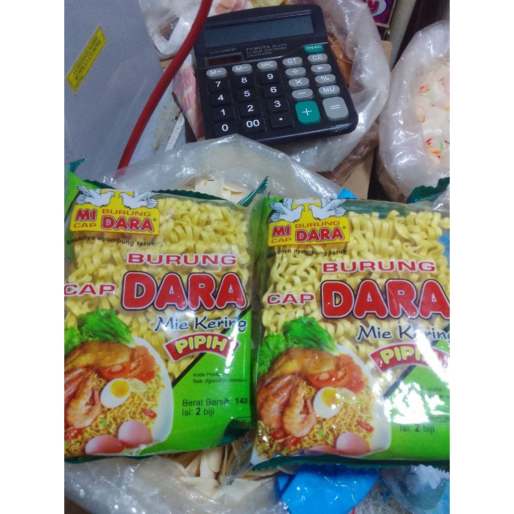 

Mie burung dara pipih