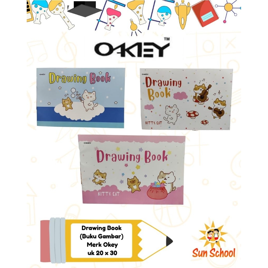 

Buku Gambar Okey 20x 30cm