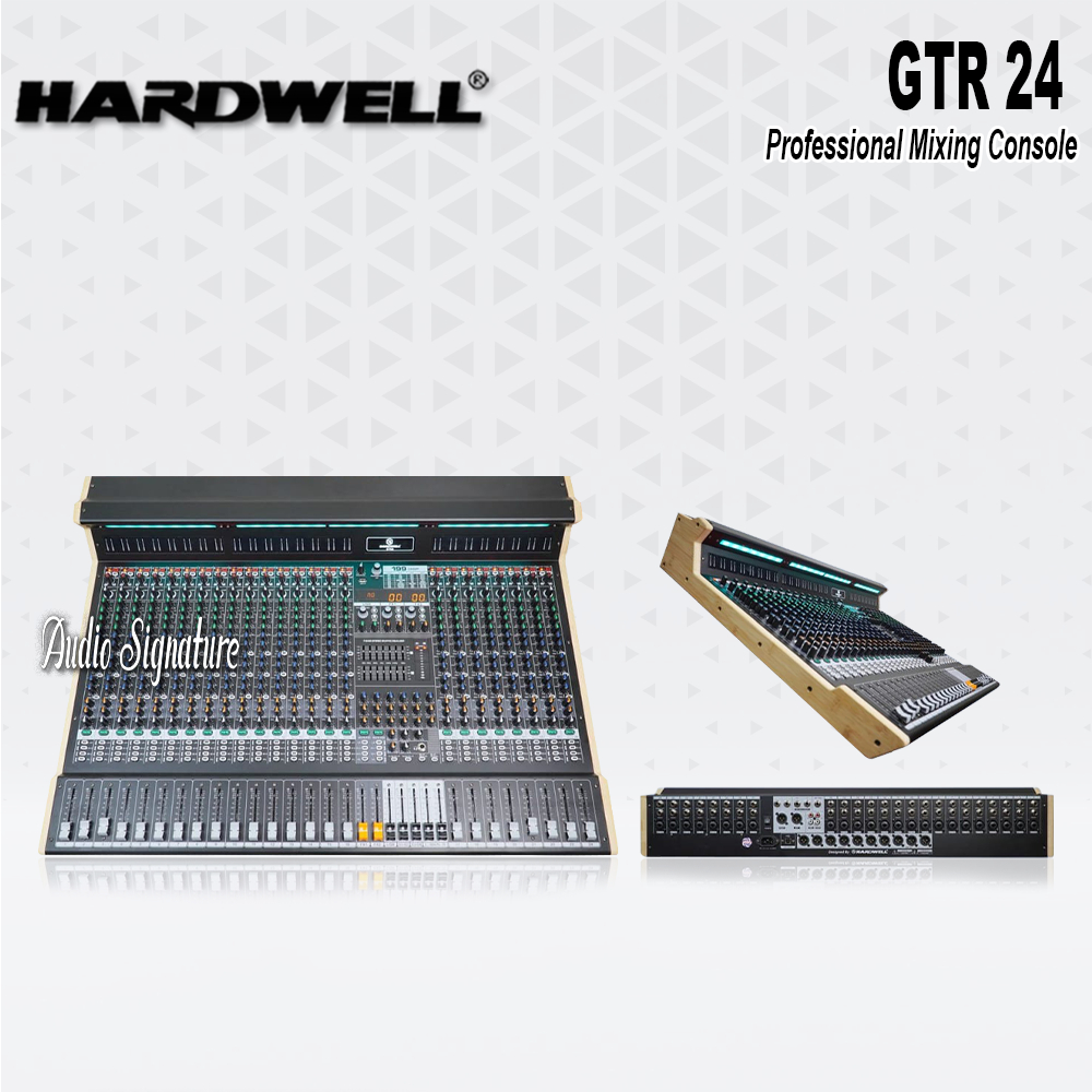Mixer 24 Channel HARDWELL GTR24 | GTR 24 Double Effect 199 DSP Bluetooth Original