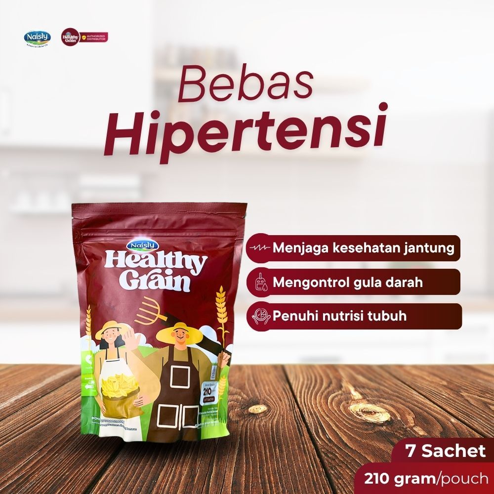 

Healthy Grain Multigrain Oat Untuk Tekanan darah dan Hipetensin 1 Pouch isi 6+1 Sachet