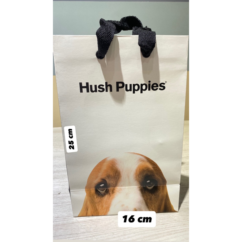 

ORIGINAL STORE|PAPPERBAG HUSHPUPPIES|TAS KADO HUSHPUPPIES UKURAN S|READY STOCK BAHAN TEBAL
