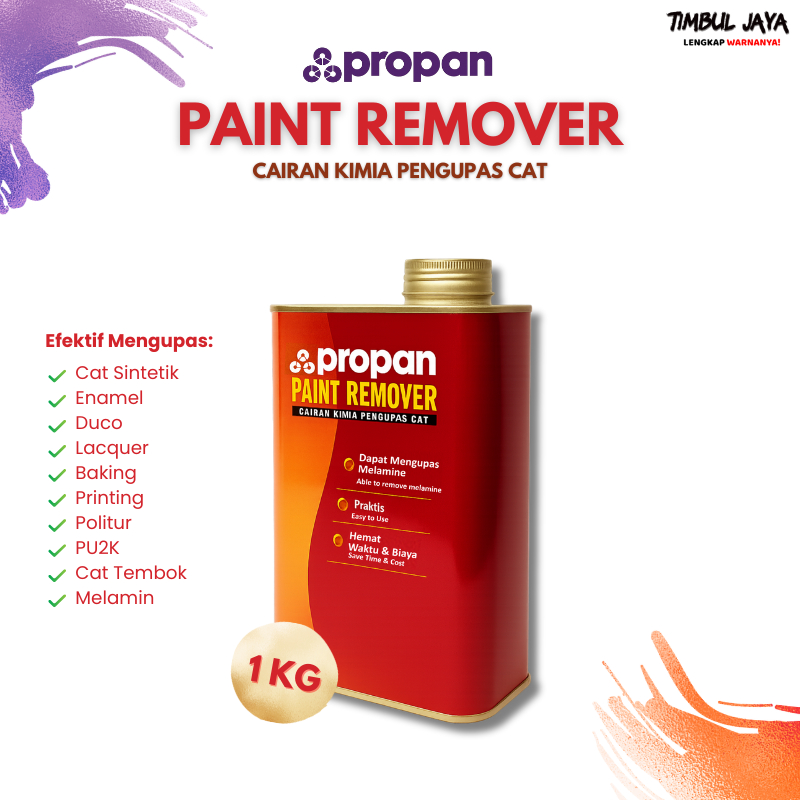 Propan Paint Remover Cat Banyak Media PPR730 1Kg / Perontok Cat Tembok Besi Kayu Duco Melamin Sintet