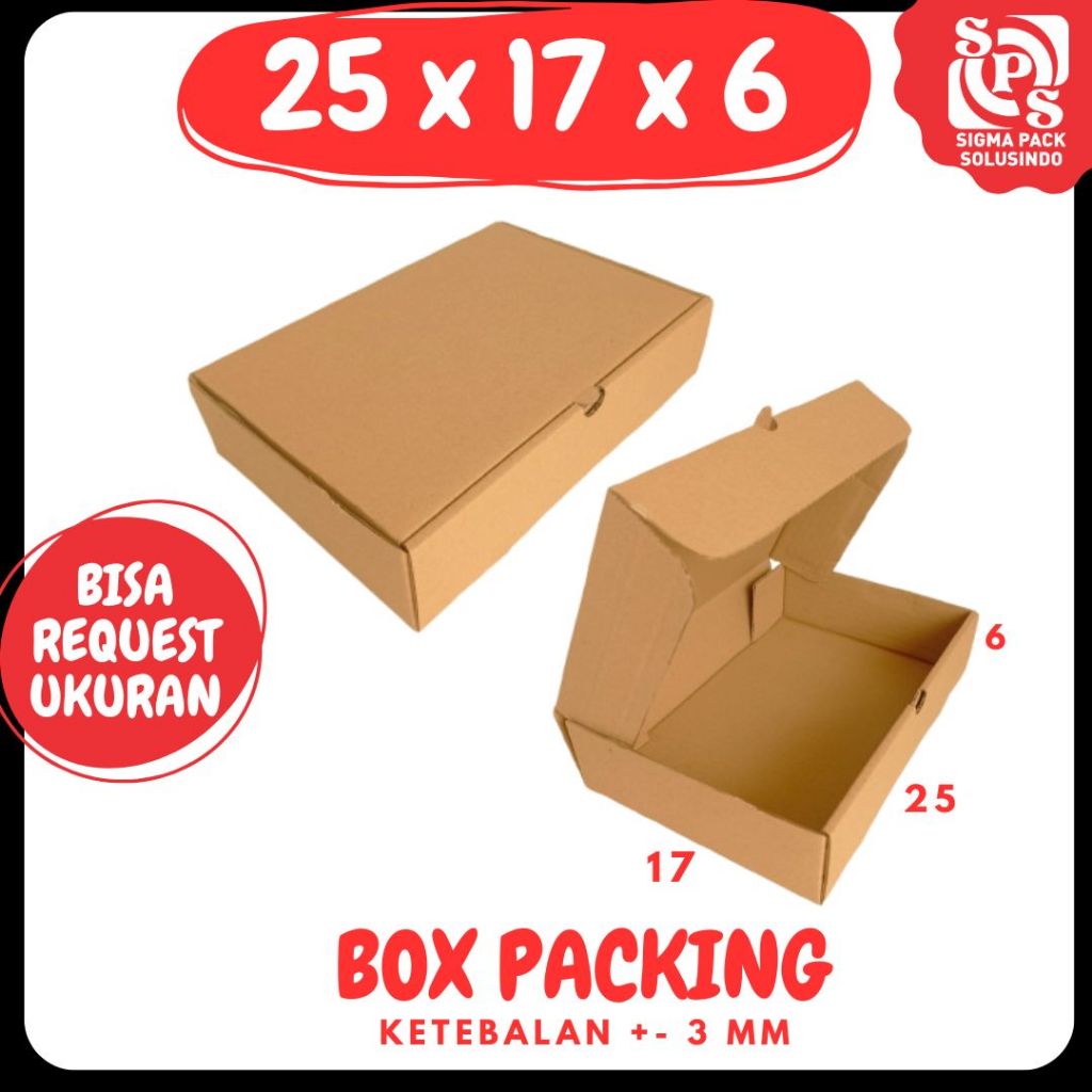 

Kardus 25x17x6 LD Box Packing Hampers Kotak Kemasan Packing Dus Baju Handuk Parfum Zigma Box