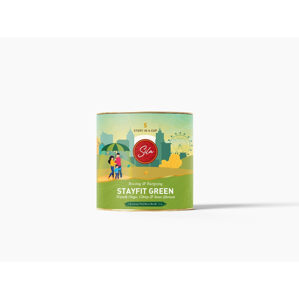 

Sila Artisan Tea - Stayfit Green - Canister Mini - Teh Premium - Green Tea