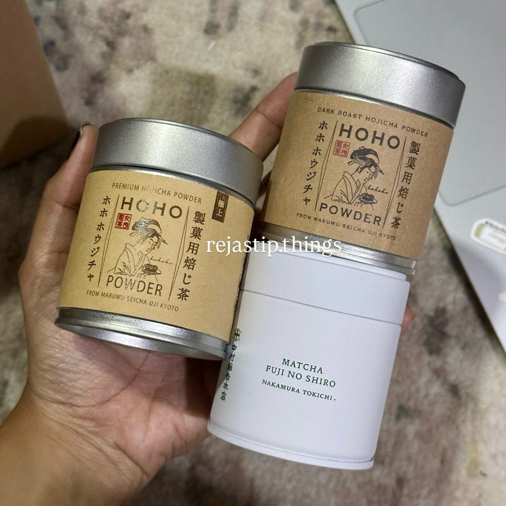 

rejastip.things Nakamura Fuji No Shiro & HOHO Hojicha Premium Dark Roast