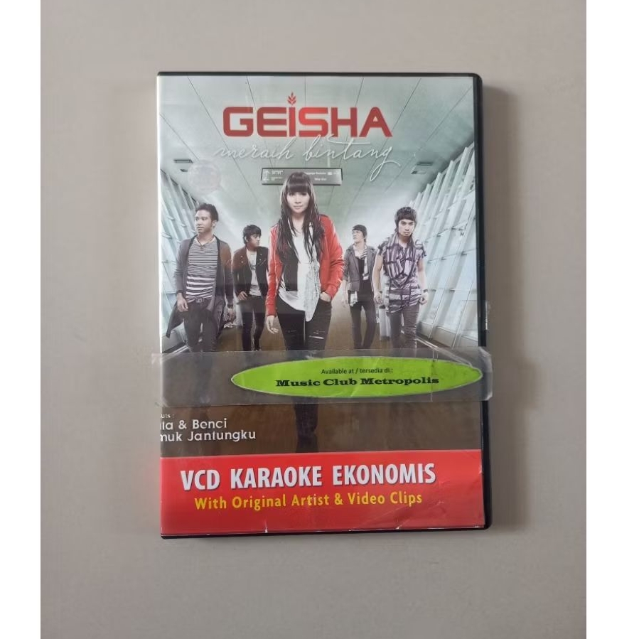 VCD KARAOKE GEISHA - MERAIH BINTANG