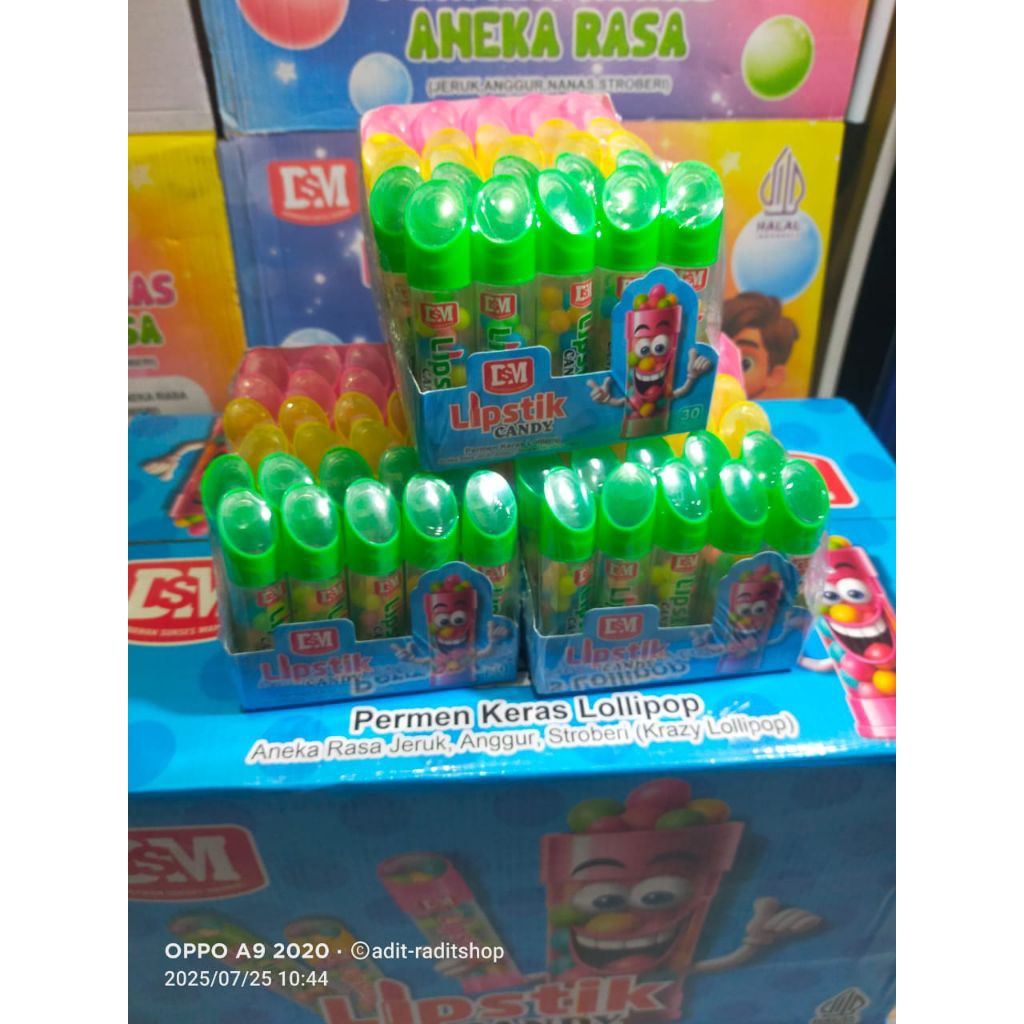 Mamam Ahahaa Permen Dsm Lipstik Candy Isi 30 Pcs
