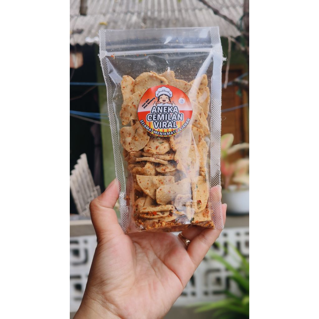 

Basreng Cikruh Pedas Original Daun Jeruk 125gr Basreng Tasikmalaya
