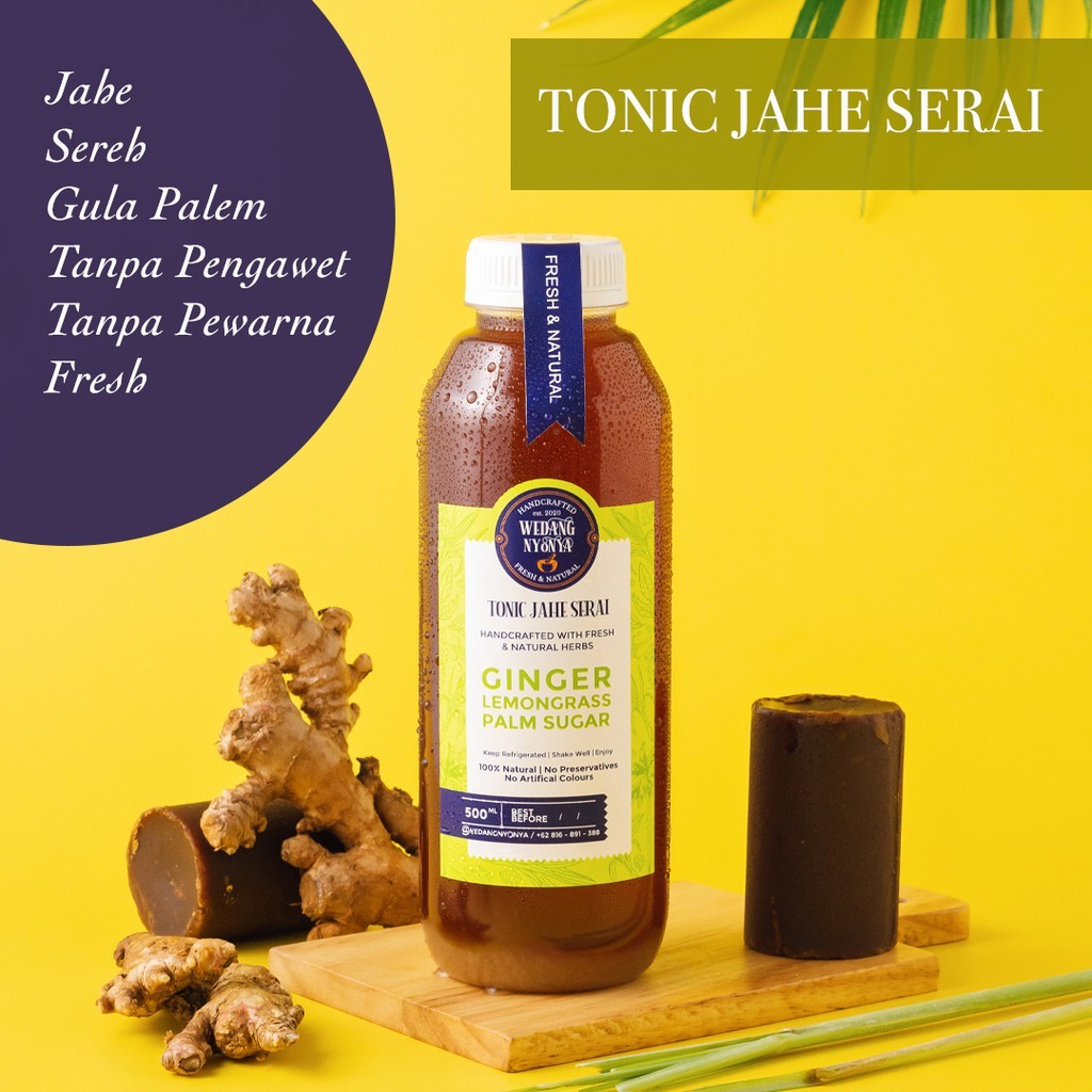 

JAMU Tonic Jahe Serai - Wedang Nyonya 500/1000ML
