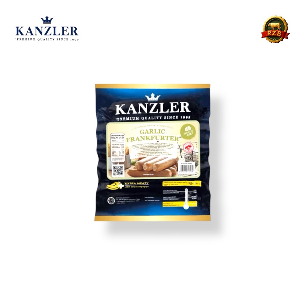 

Kanzler Garlic Frankfurter 300gr