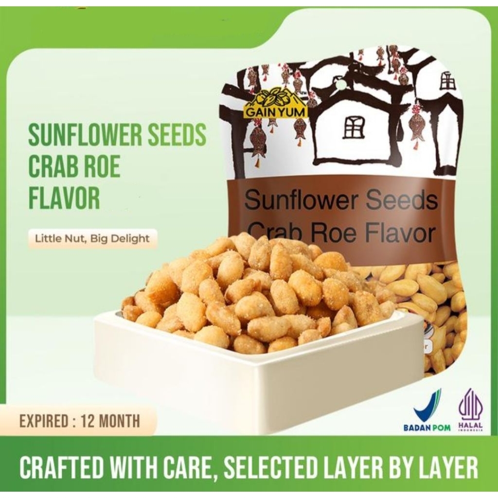 

Gain Yum Kuaci Rasa Telur Kepiting (40 Gr)