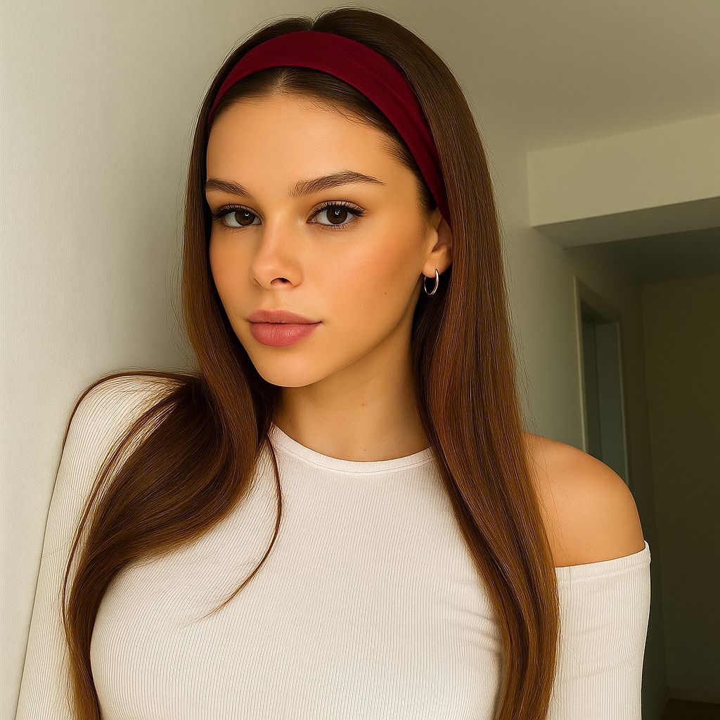 Bandana Headband Fashion Hairband Bandana Sport Bandana Hair Solid