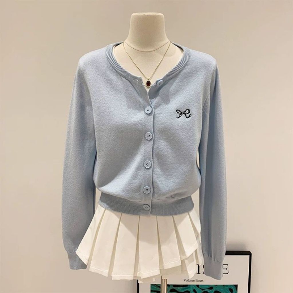 Pibo Cardigan Rajut Wanita Korea/ Cardigan Rajut Korea/ Cardigan Wanita