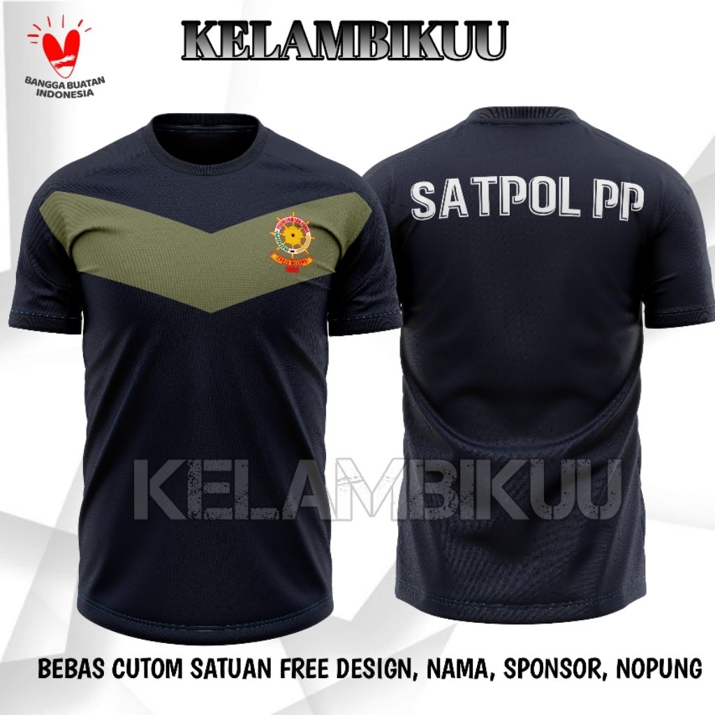 KAOS SATPOL PP PRINTING TERBARU/KAOS JERSEY SATPOL PP CUSTOM/BAJU KAOS SATPOL PP MURAH