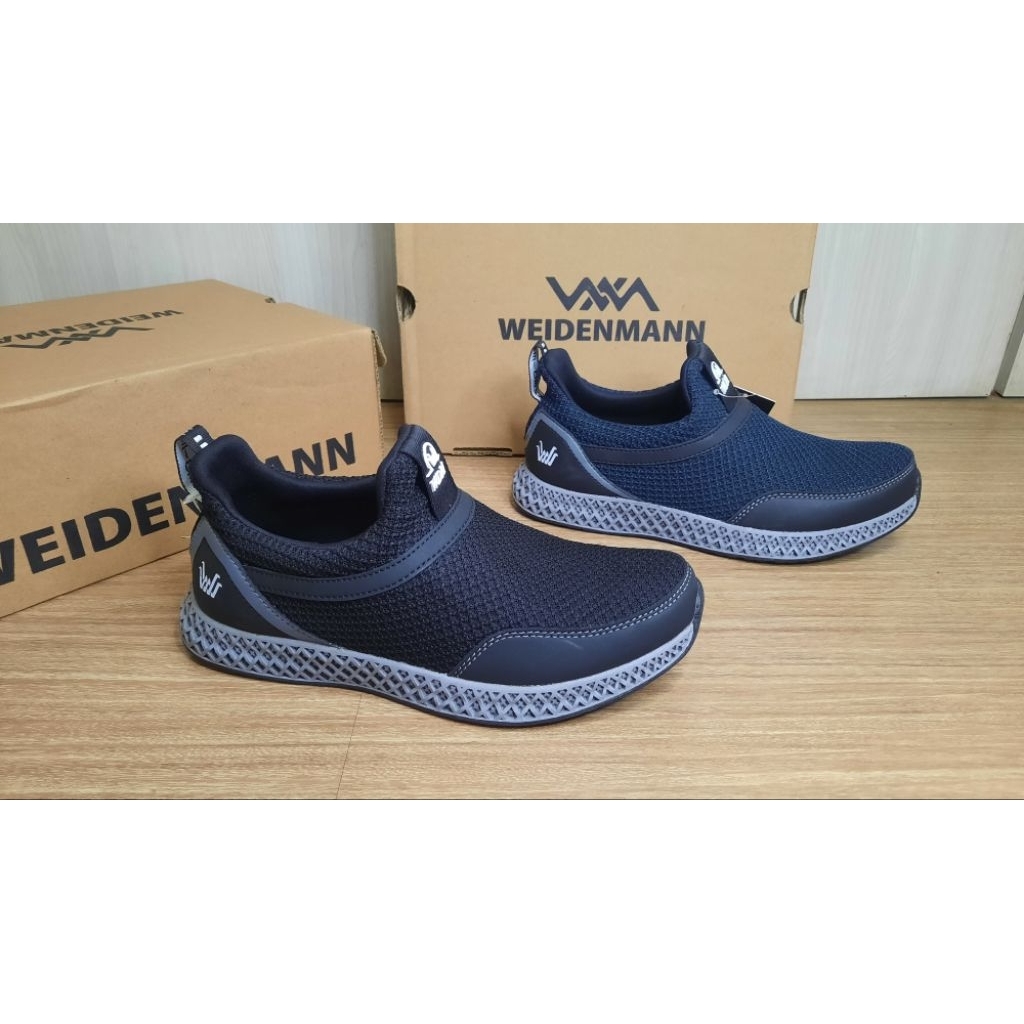 Sepatu pria Weidenmann Slip on WOLVO 03 Original100%