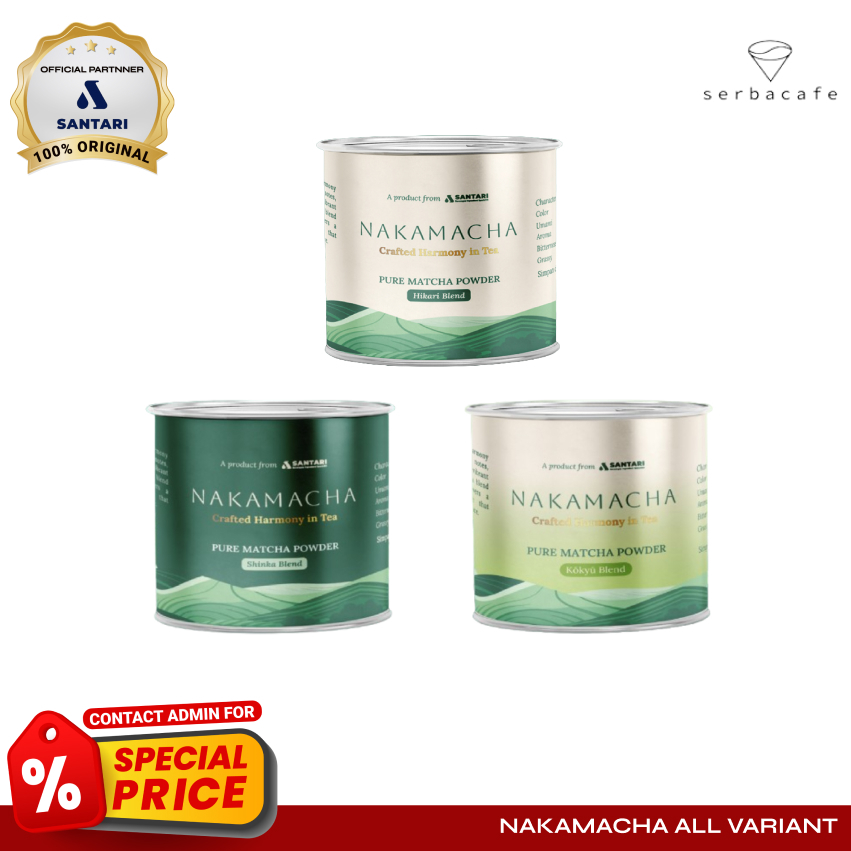 

Nakamacha Pure Matcha Powder All Variant (100 gr)