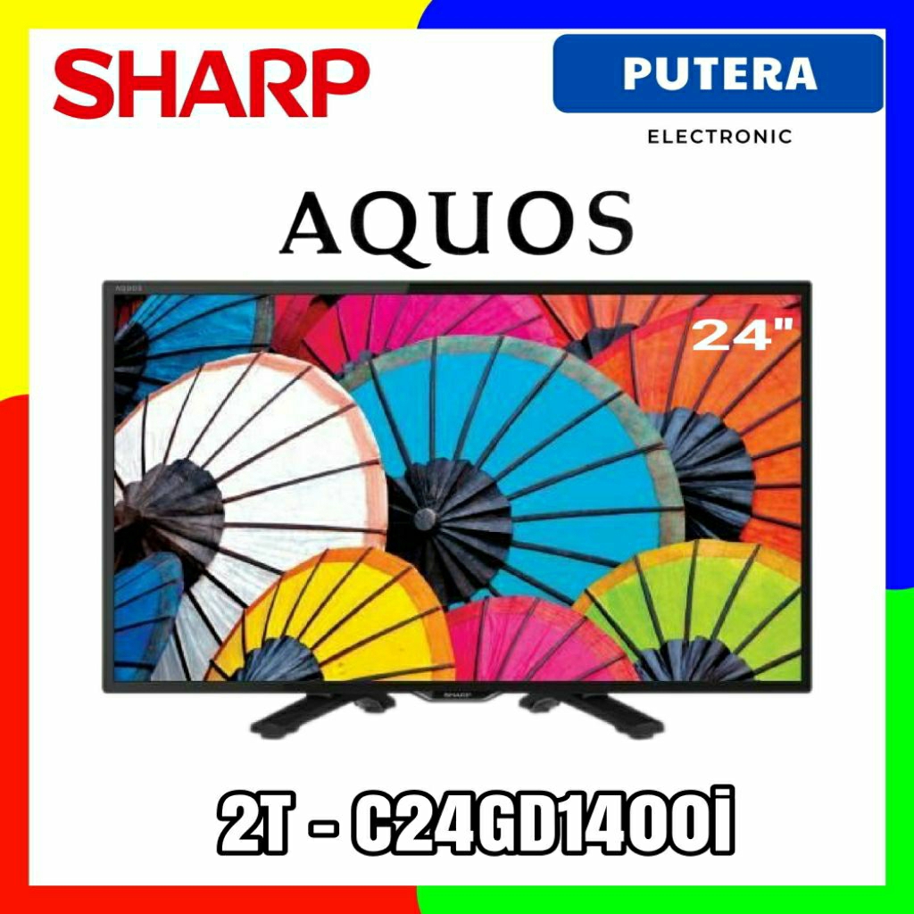 SHARP 24GD1400i DIGITAL TV 24 inch HD 2T-C24GD1400i  AQUOS