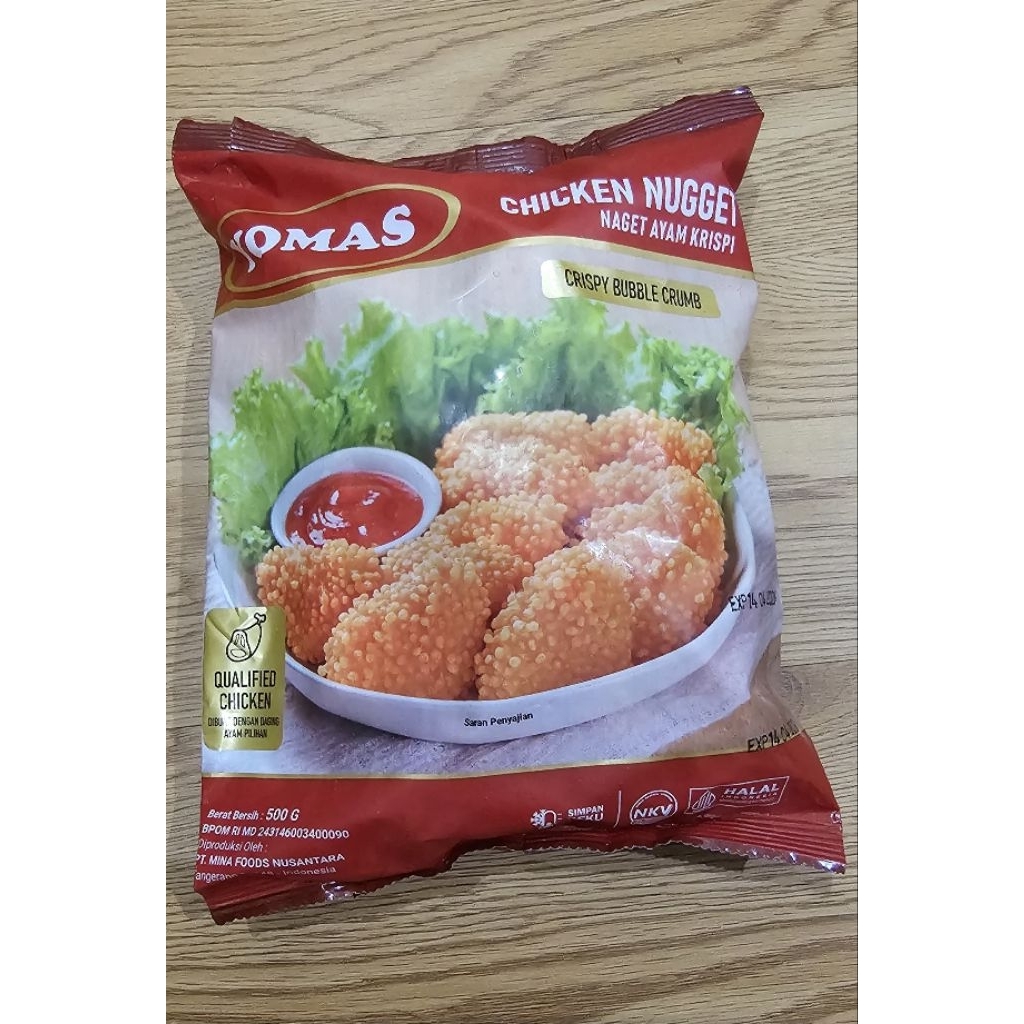 

Yomas nugget crispy bubble 500gr