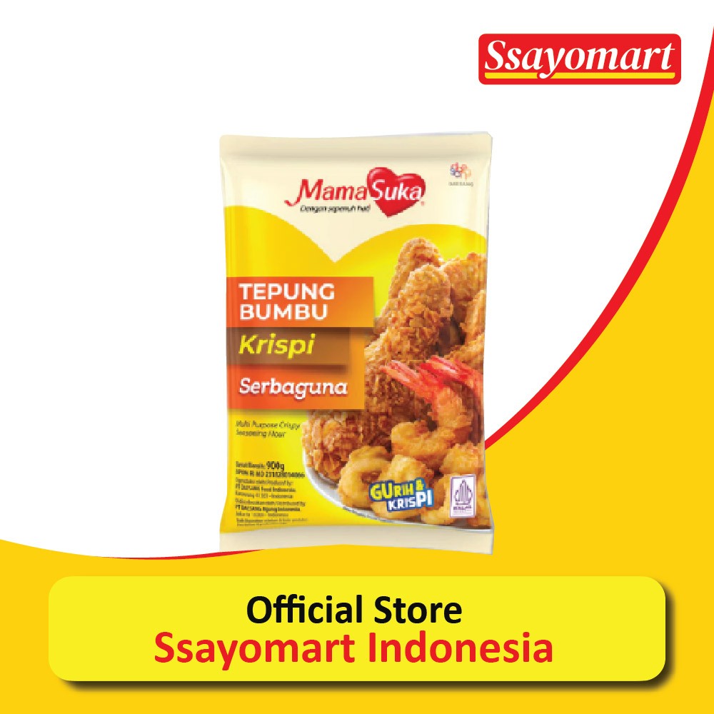

[MamaSuka] Tepung Bumbu Krispi Serbaguna 900G / Multi Purpose Crispy Seasoning Flour 900G