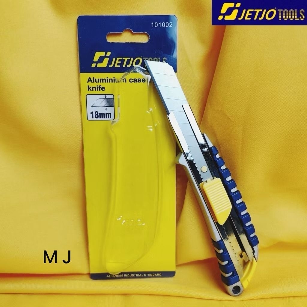 

JETJO ALUMUNIUM CASE CUTTER UTILITY KNIFE 18MM