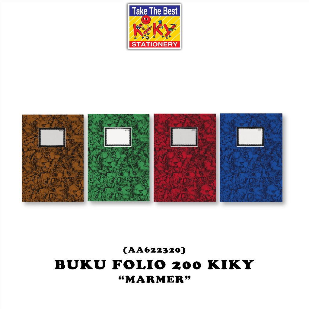 

KIKY Buku Hard Cover Folio Glossy (Uk. 32 x 21 cm) Isi 200 Lembar