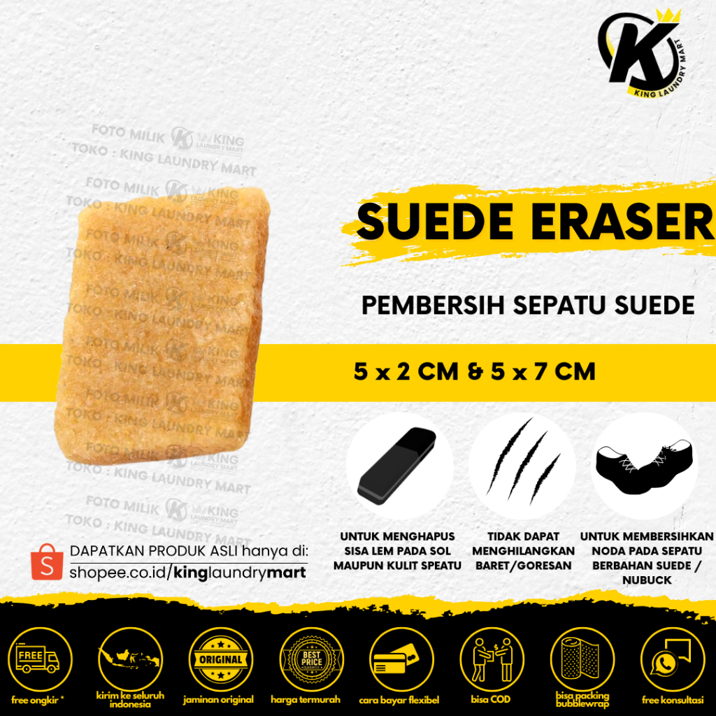

Suede Eraser Rubber Pembersih Bahan Suede