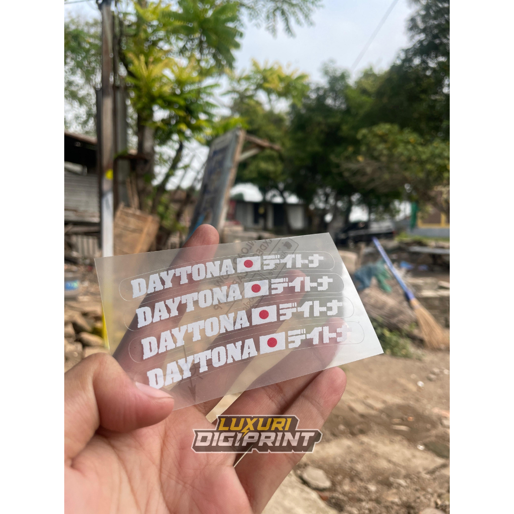 STIKER UV "DAYTONA" | STIKER VELG | STIKER RACING