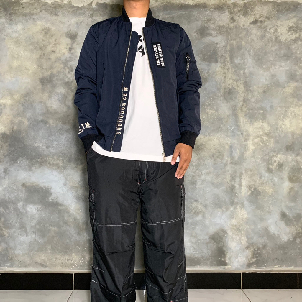 Bomber Jacket Henus navy size M