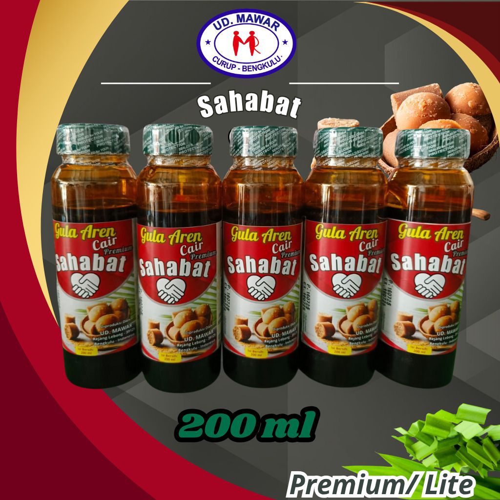 

Gula Aren Cair Premium Sahabat ukuran 200 ml - UD. MAWAR