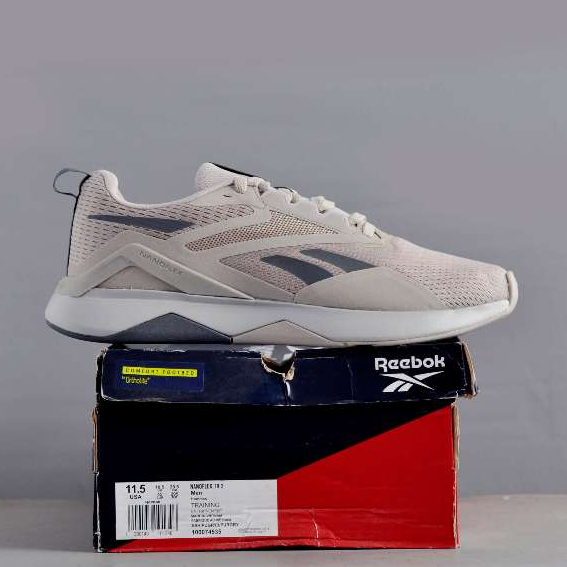 REEBOK size 45 / 29.5 cm - Nanoflex TR 2  - Retail 1.3 JT - Men's Training Shoes