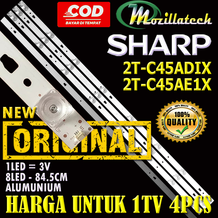 BACKLIGHT SHARP 45 2T-C45AD1X 2T-C45AE1X 2TC45AD1X 2TC45AE1X C45AD1X BACKLIGHT 3P45UM001 A9