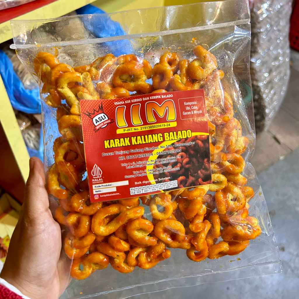 

IIM DAKAK DAKAK | Karak Kaliang / Kerupuk Angka 8 | Ori dan Balado