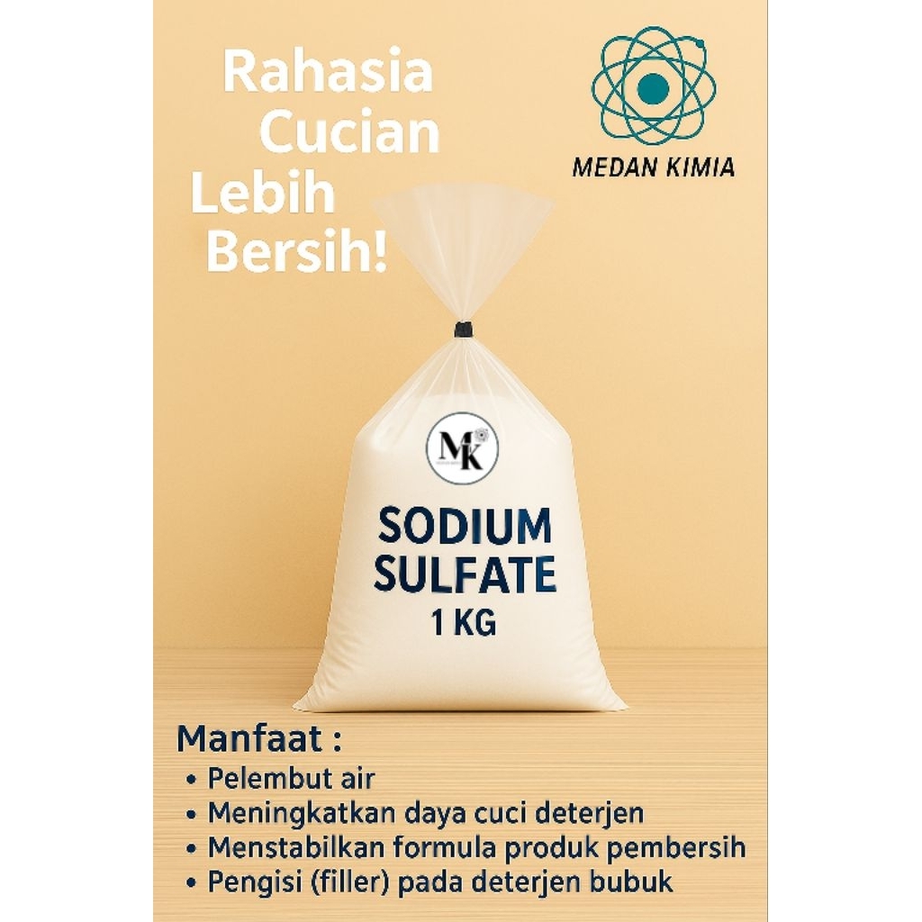 Sodium Sulfate 1 Kg / Natrium Sulfate