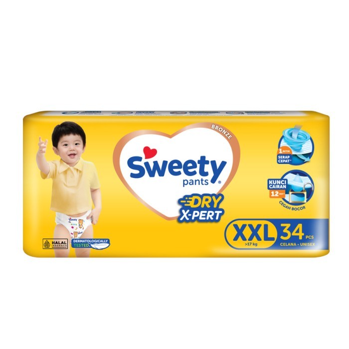 pampers sweety bronze pants xxl34