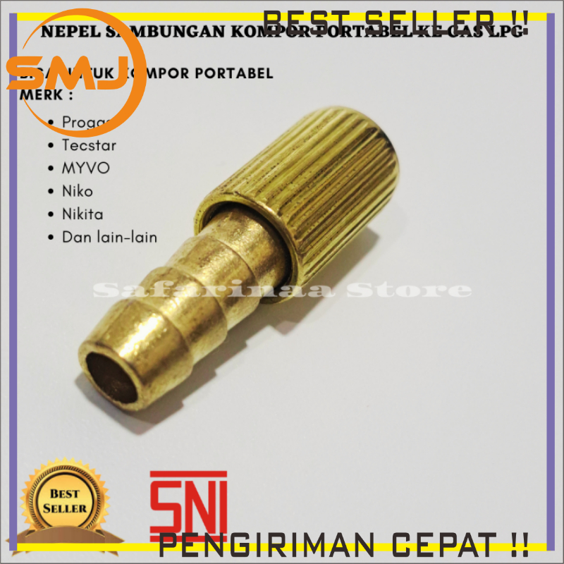 Nepel Sambungan Kompor Portable ke Tabung Gas LPG