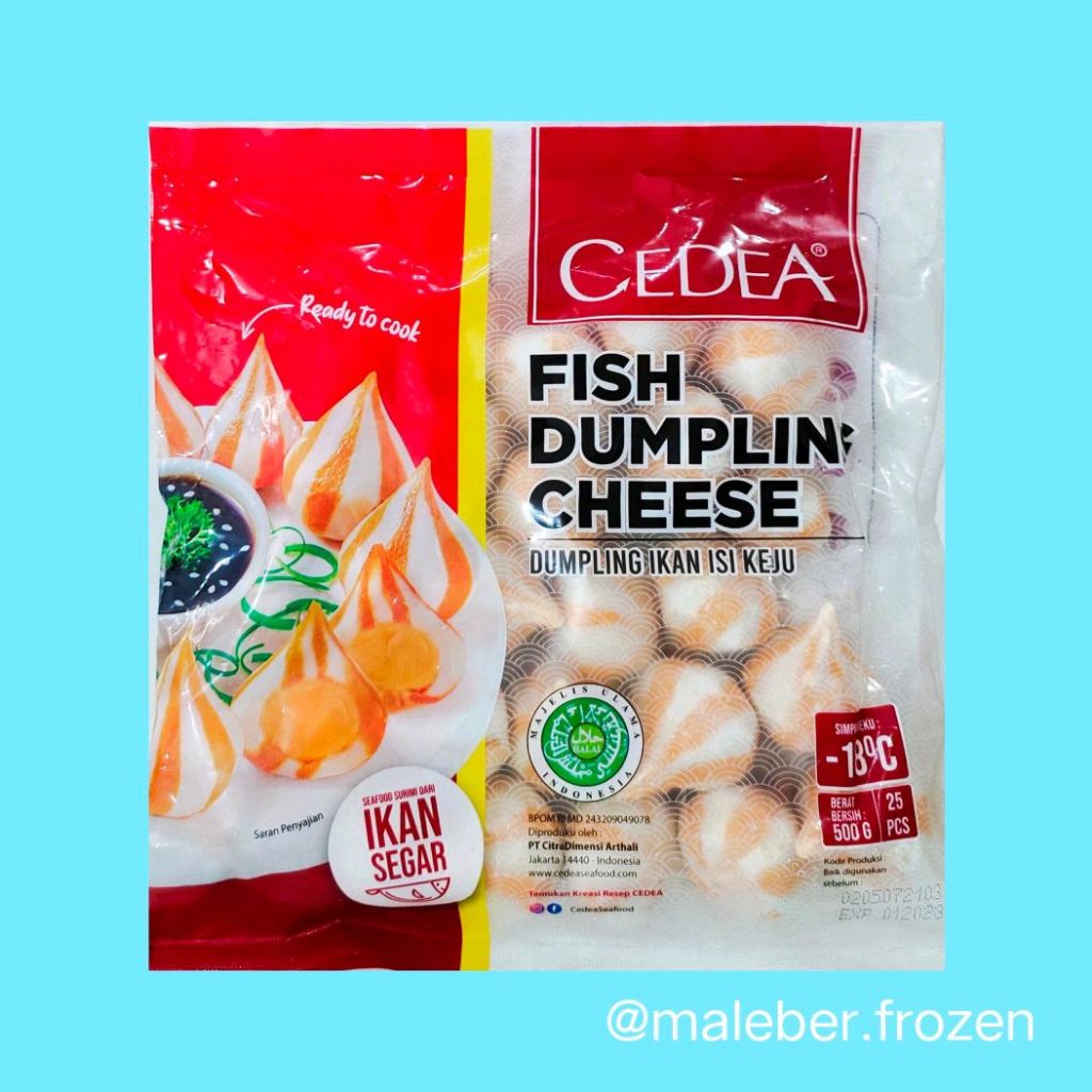

cedea fish dumpling cheese 500gr