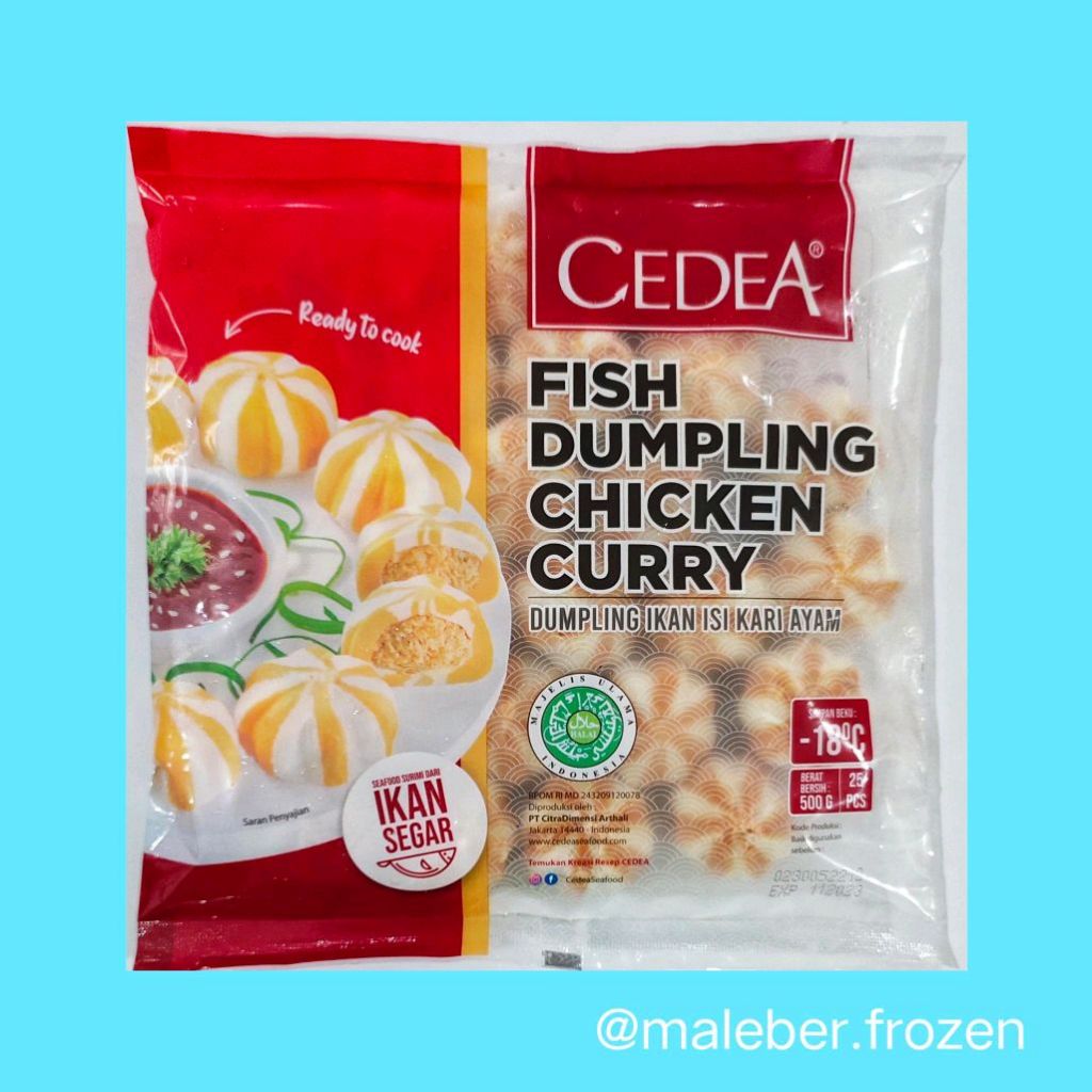 

cedea fish dumpling chicken curry 500gr