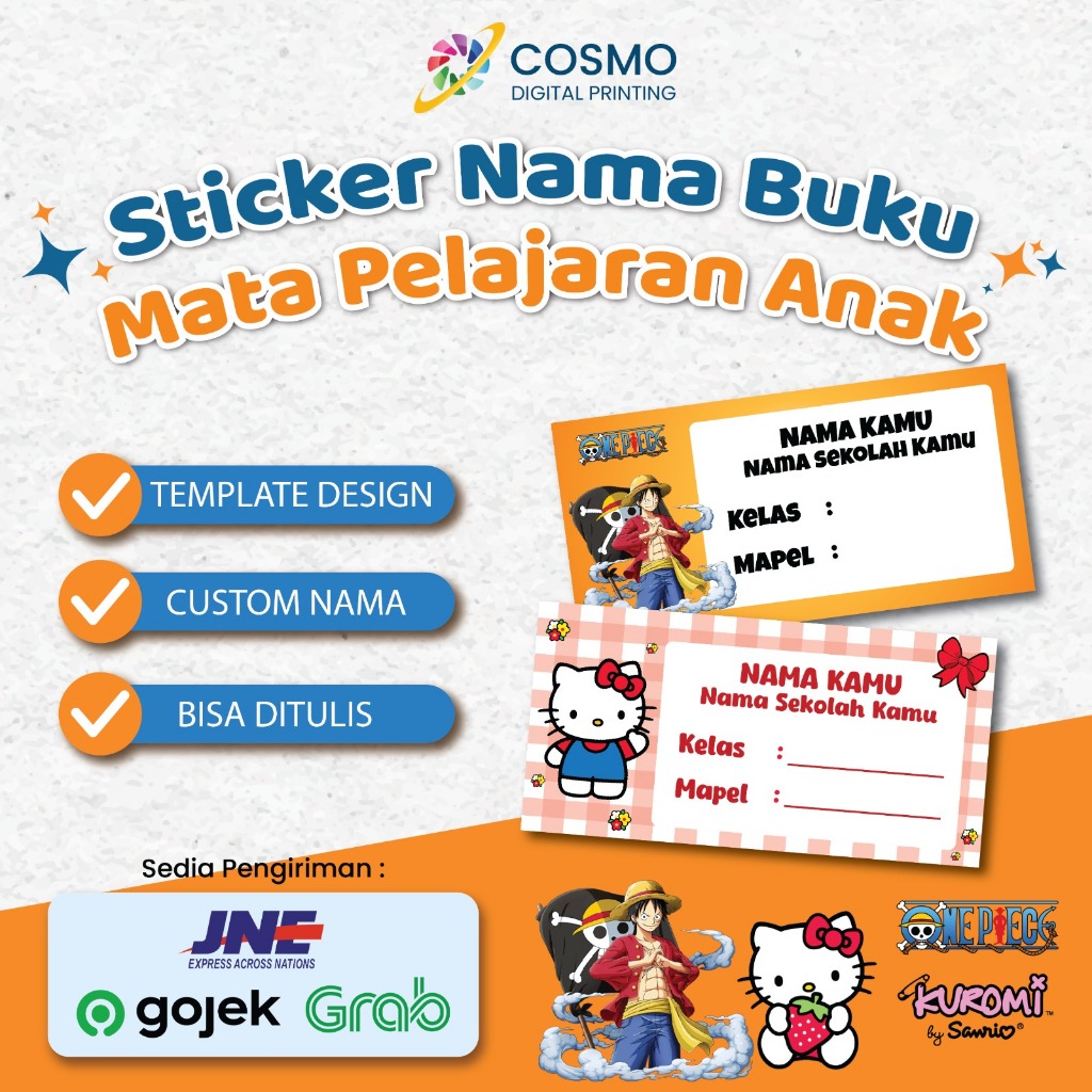

Cetak Sticker Vinyl Mata Pelajaran - CETAK KILAT 1 HARI JADI - SUDAH KISS CUT