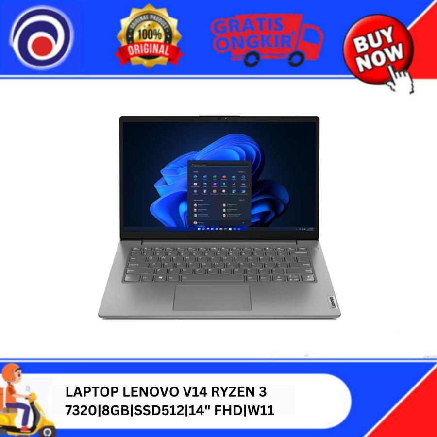 LAPTOP LENOVO V14 RYZEN 3 7320|8GB|SSD512|14" FHD|W11