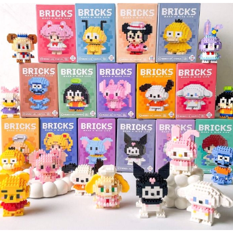 Lego Bricks Mini Lego Puzzle Damo Ball Karakter