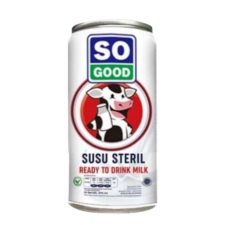 

SO GOOD SUSU STERIL KALENG 189 Ml 8993110003769