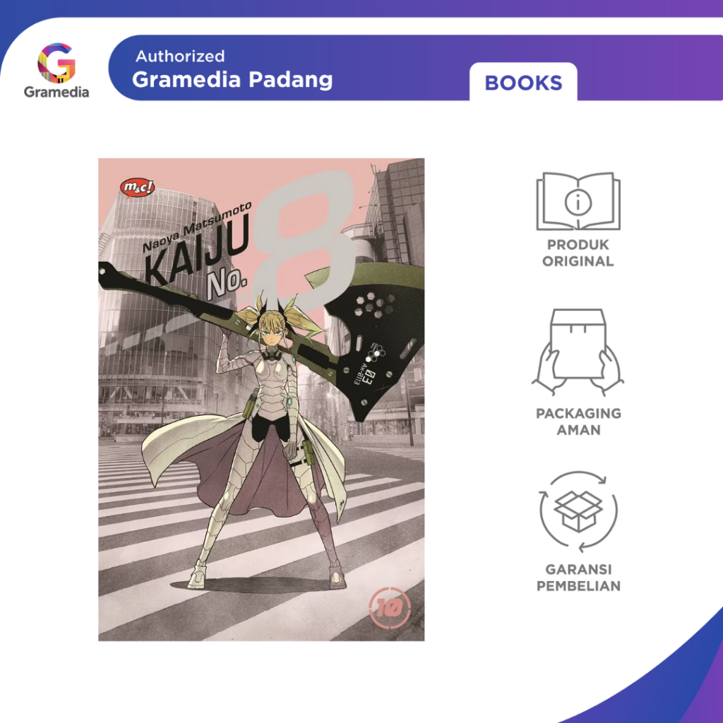 Gramedia Padang - Kaiju No. 8 Vol. 10