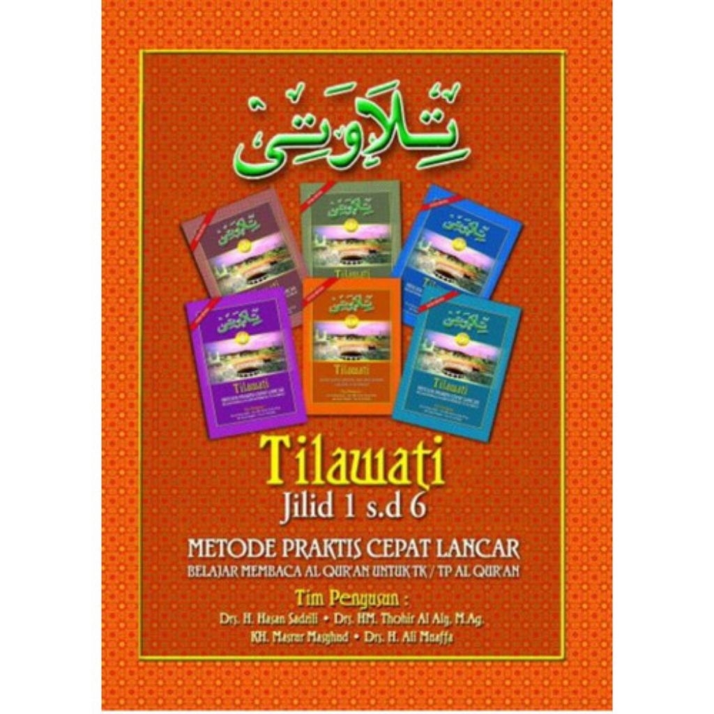 Buku Tilawati Lengkap Jilid 1 sampai 6 Soft Cover