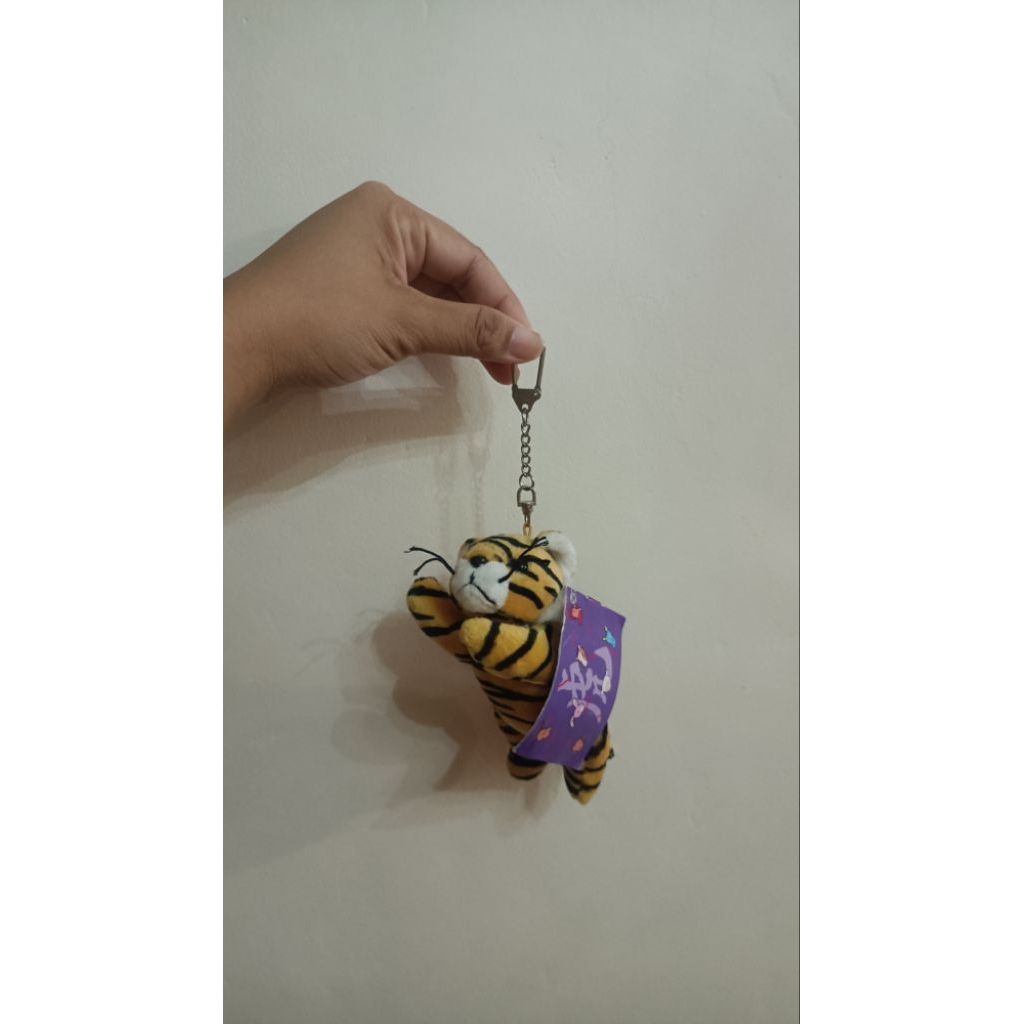 Gantungan Kunci / Ganci / Gantungan Tas Hewan Bulir Macan, Tikus, Kelinci, Ular Ori Birth Year Masco