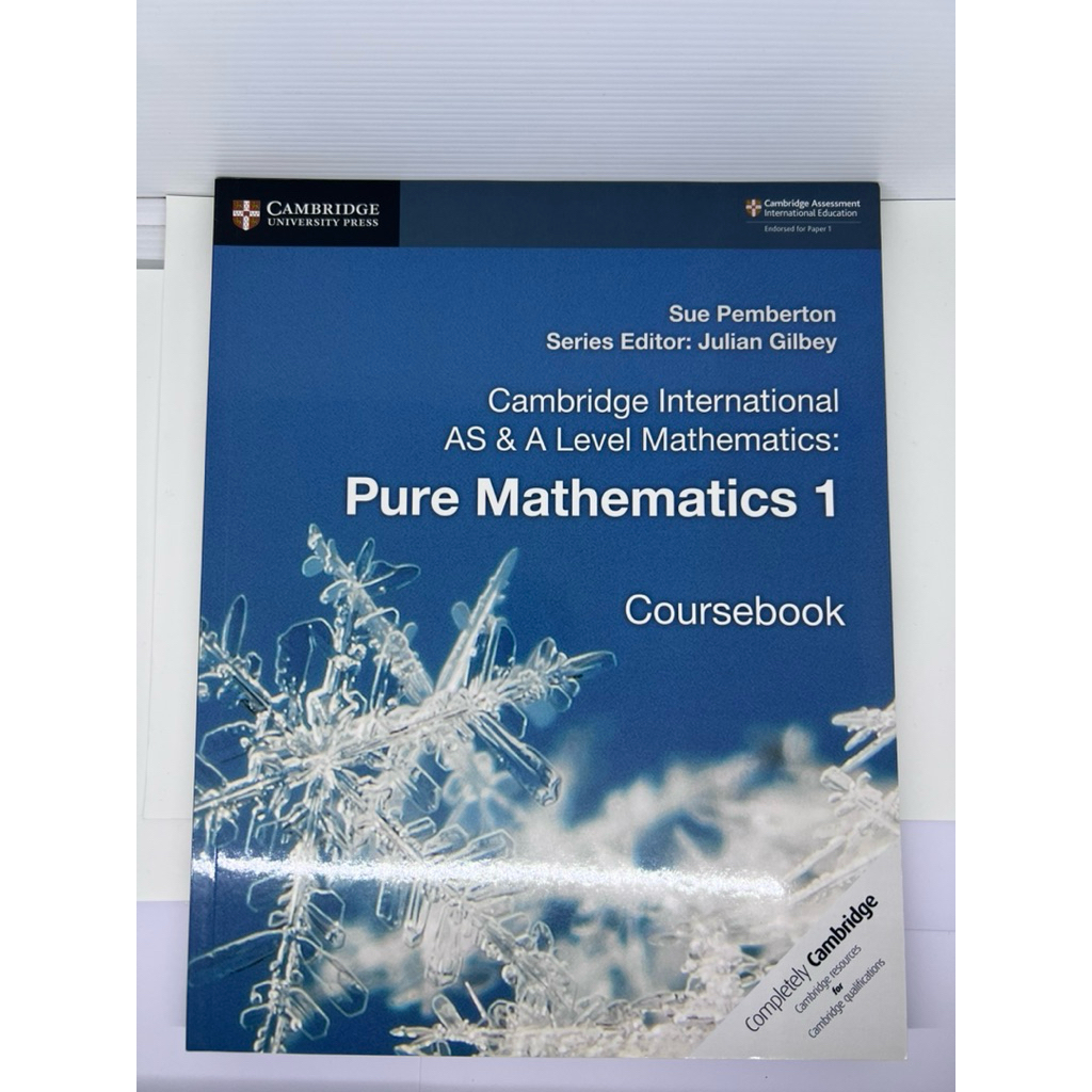 Cambridge International Pure Mathematics 1 As & A Level Mathematics