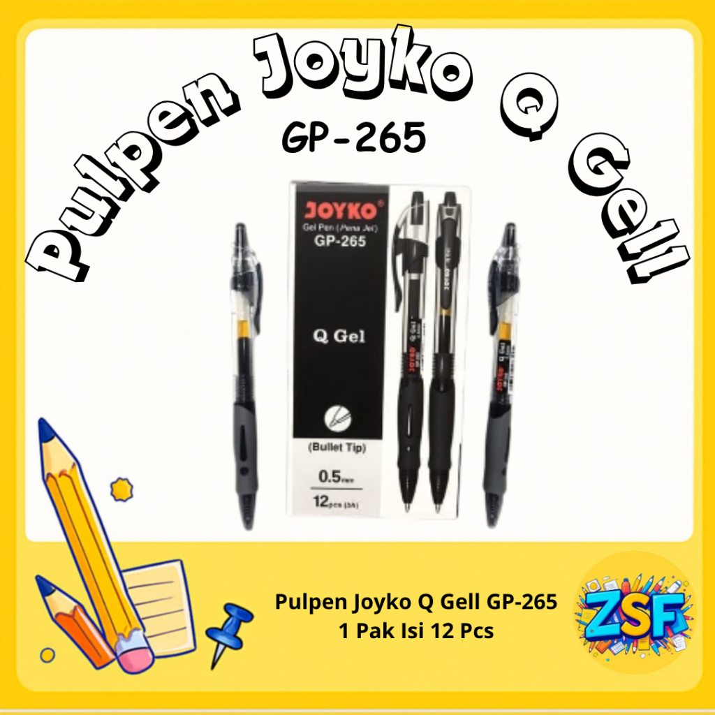 

Pulpen Joyko 1 Pack Bolpoin 1 Pack Joyko Bulpen Joyko Gp 265 Q Gel Ukuran 0.5 Mm Isi 12 Bolpen